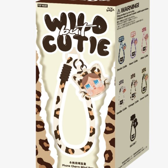 CRYBABY Wild but Cutie Series – Phone Charm (Vanilla Cutie) | Pop Mart | Brand N - Picture 1 of 8
